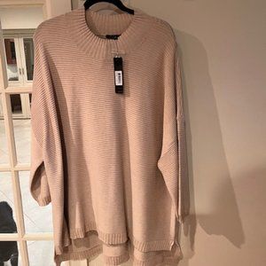 CYRUS Beige Mock Turtleneck Sweater (3X) NWT MSRP: $89